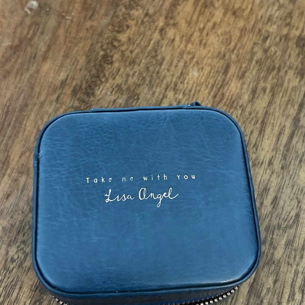 Lisa Angel Blue Jewelry Case